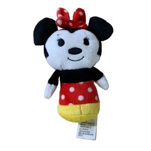 Hallmark Itty Bittys Plush Stuffed Doll Toy Minnie Mouse 5.5 in Tall Red Dress &